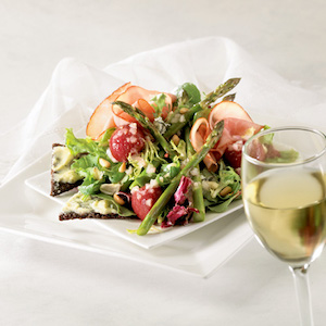 Green Asparagus Salad and Bread