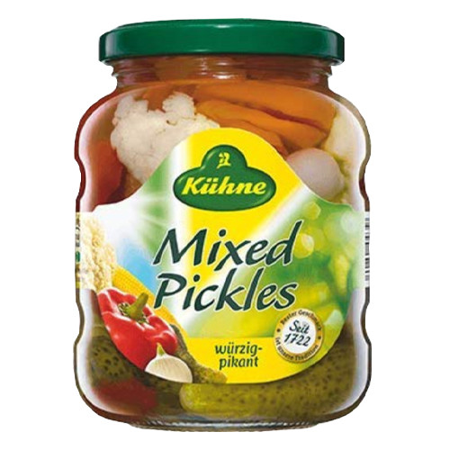 Kuehne Mixed Pickles, 12 oz.