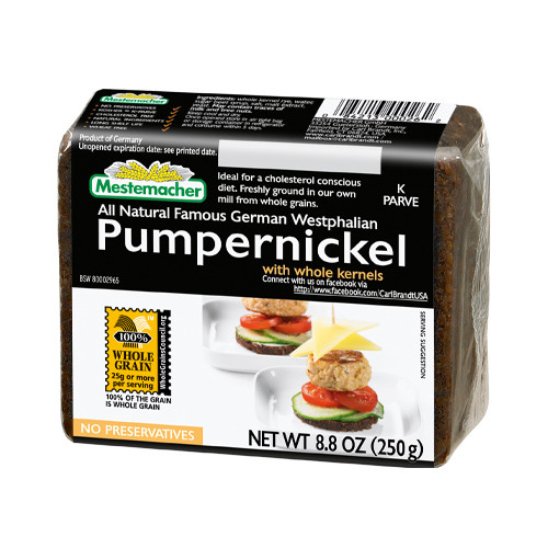 Mestemacher Westphalian Pumpernickel Whole Grain Bread 8.8 oz.