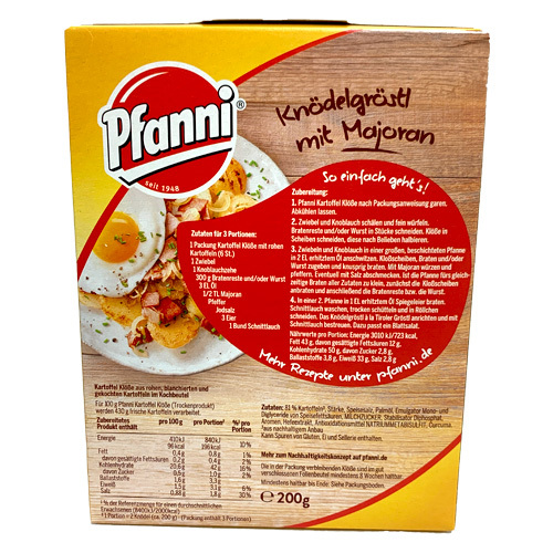 Pfanni German Potato Dumpling Mix, Coarsely Ground, Boil in Bag, 6.8 oz