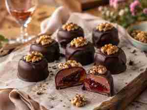 Rosé Wine Jelly Pralines