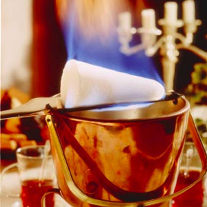 Passoire pour punch de vin rouge flambé (Feuerzangenbowle