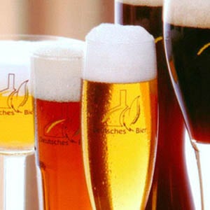 Selection of German beers