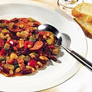 Hungarian Sausage Bean Stew