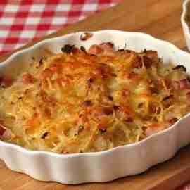 Kasseler Ham Potato Sauerkraut Casserole