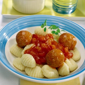 Gnocchi with Little Meatballs