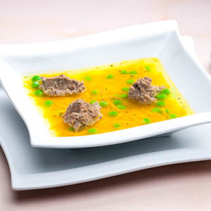 Liver Dumpling Soup