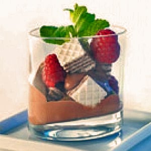 Manner Wafer Chocolate Pudding