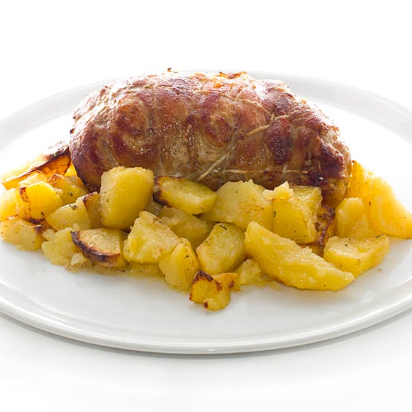 Roast Stuffed Veal With Potatoes